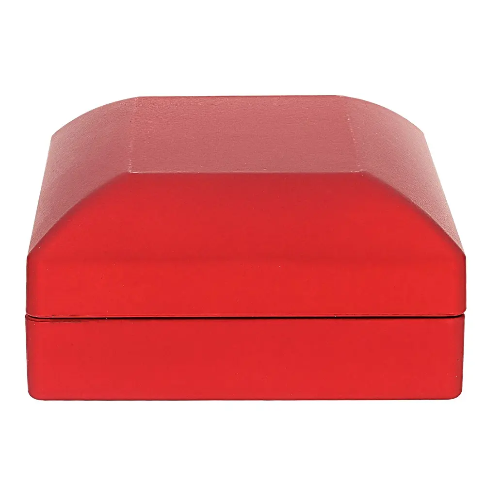 JTV Red Pendant Box with Led Light appx 9x7x3.4cm