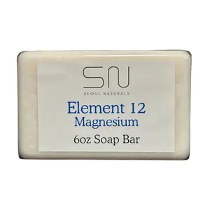 Seoul Naturals Element 12 Magnesium Soap with Lavender and Chamomile, k beauty, 6 oz