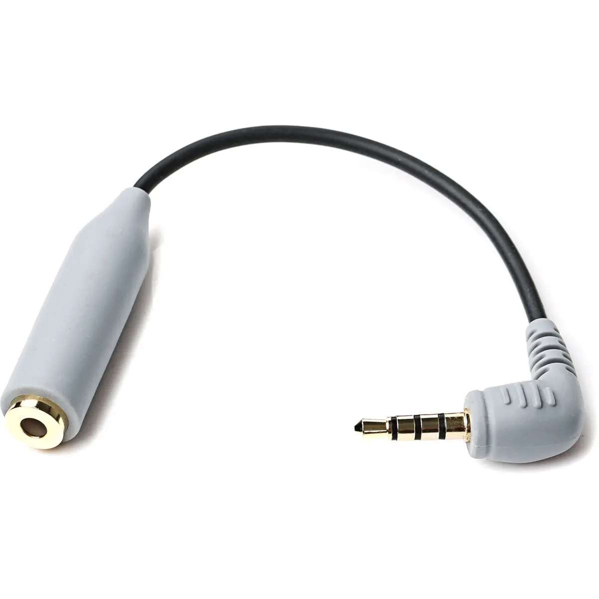 BOYA BY-CIP2 2.36" 3.5mm Microphone Cable Adapter for iPhone, iPad, Touch & Samsung Smartphones