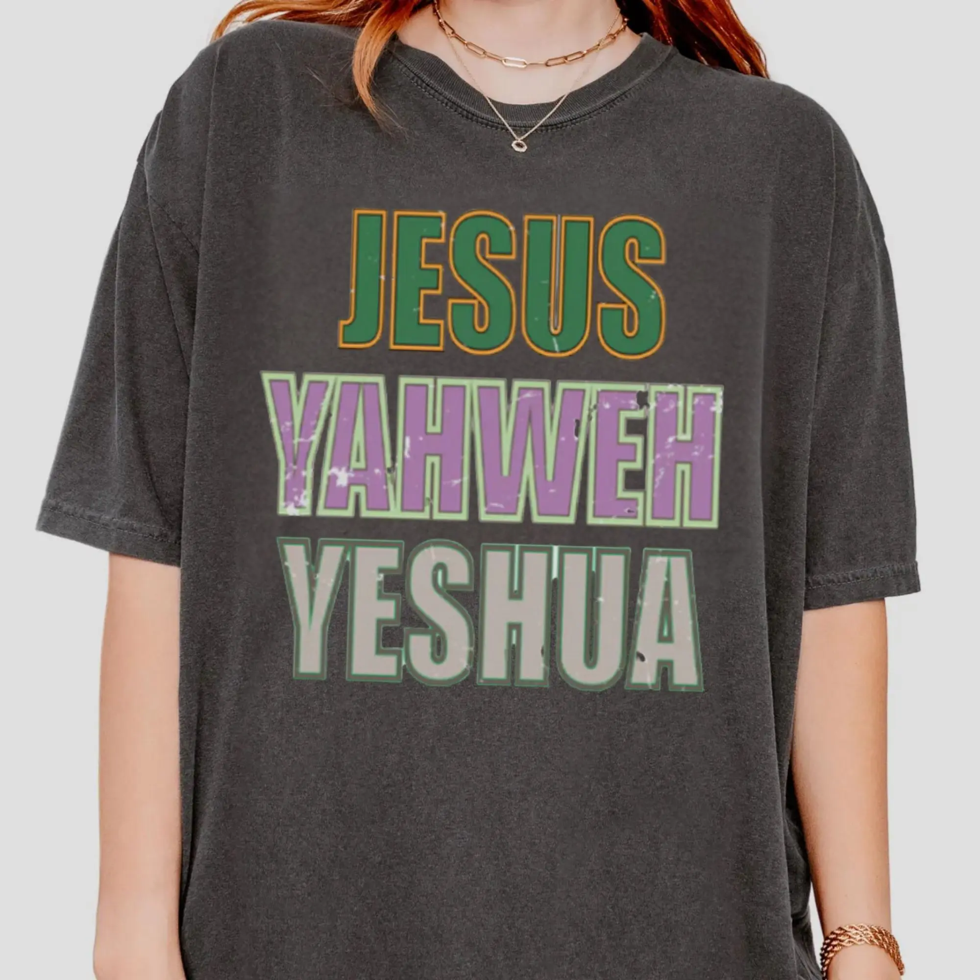 JESUS YAHWEH YESHUA T-Shirt, Christian Shirt, Jesus T shirts, Religious Tee