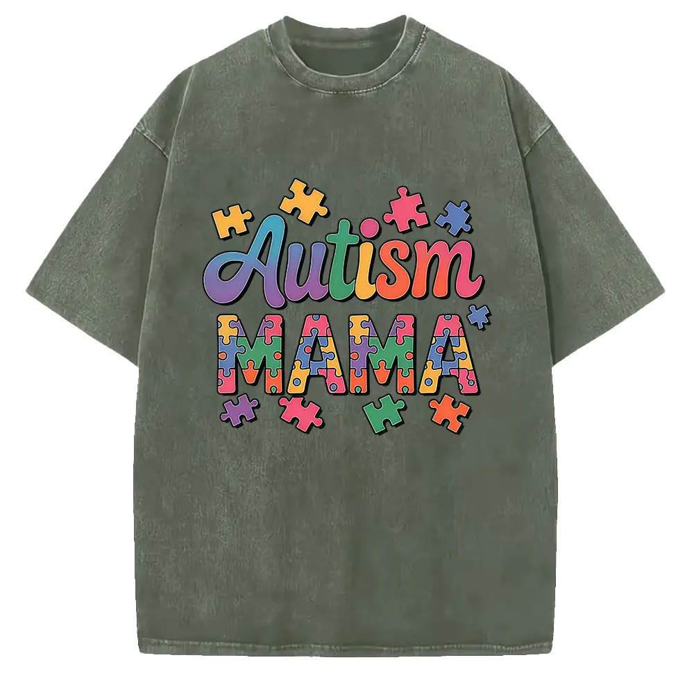 Washed T-shirt-Green