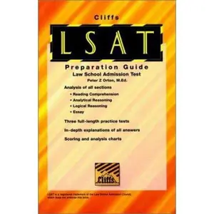 USED-Cliffs LSAT Preparation Guide by Peter Z. Orton (Paperback)