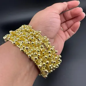 4-Piece Traditional Kada Bangles with Ghunghru