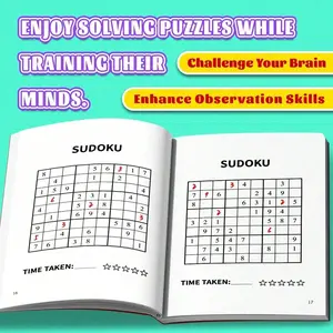 Sudoku workbook: Relieve stress, enhance focus - a gentle mental exercise that transforms leisure time into an efficient way to use time, Brain