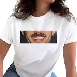 Dom Dolla Mustache Graphic T-Shirt Festival Rave Tee Unisex Cotton EDM Music Fan Shirt