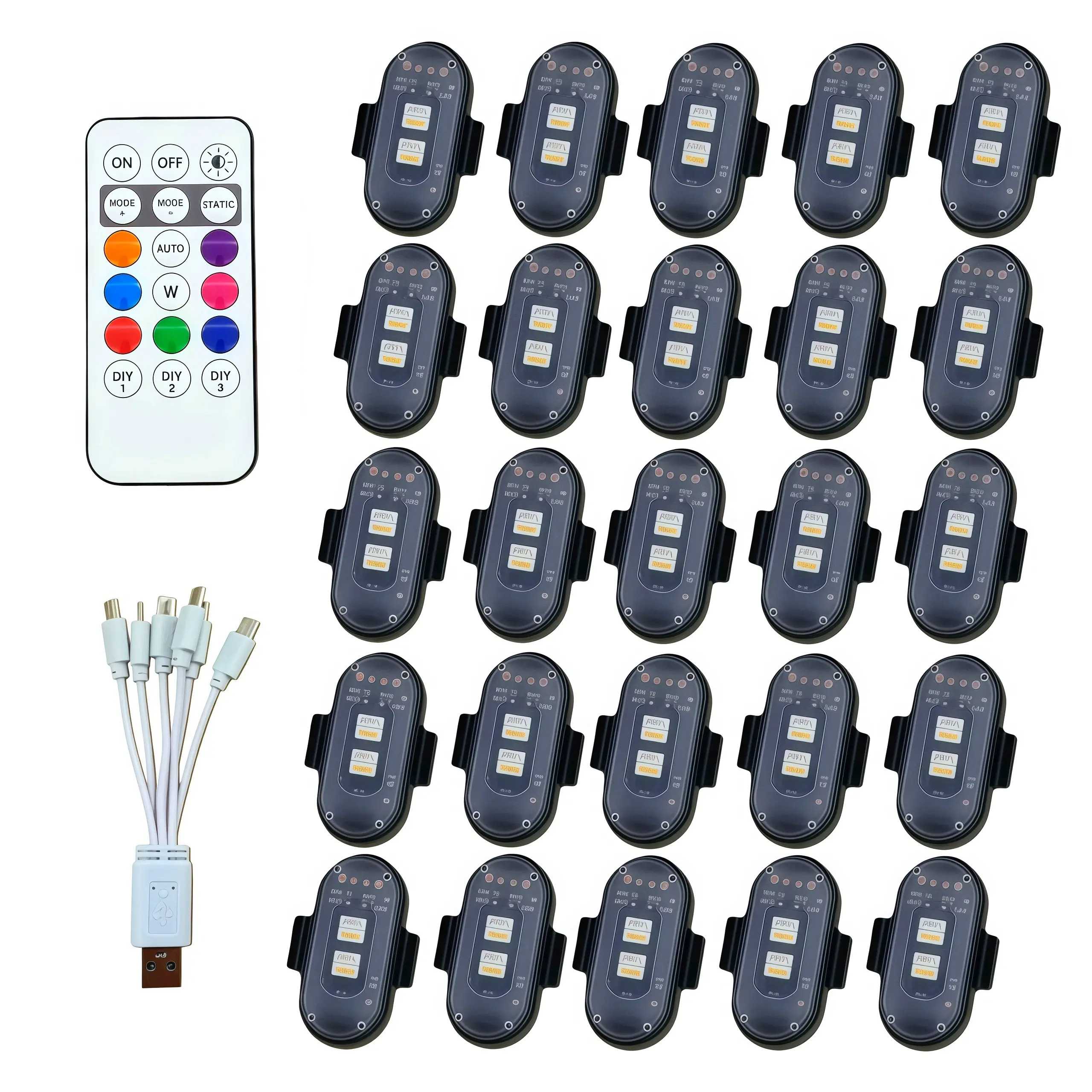 LED Lights , Motorcycle Car Accessories, Ambient Lighting for Car Decor, Motorcycle, Bike