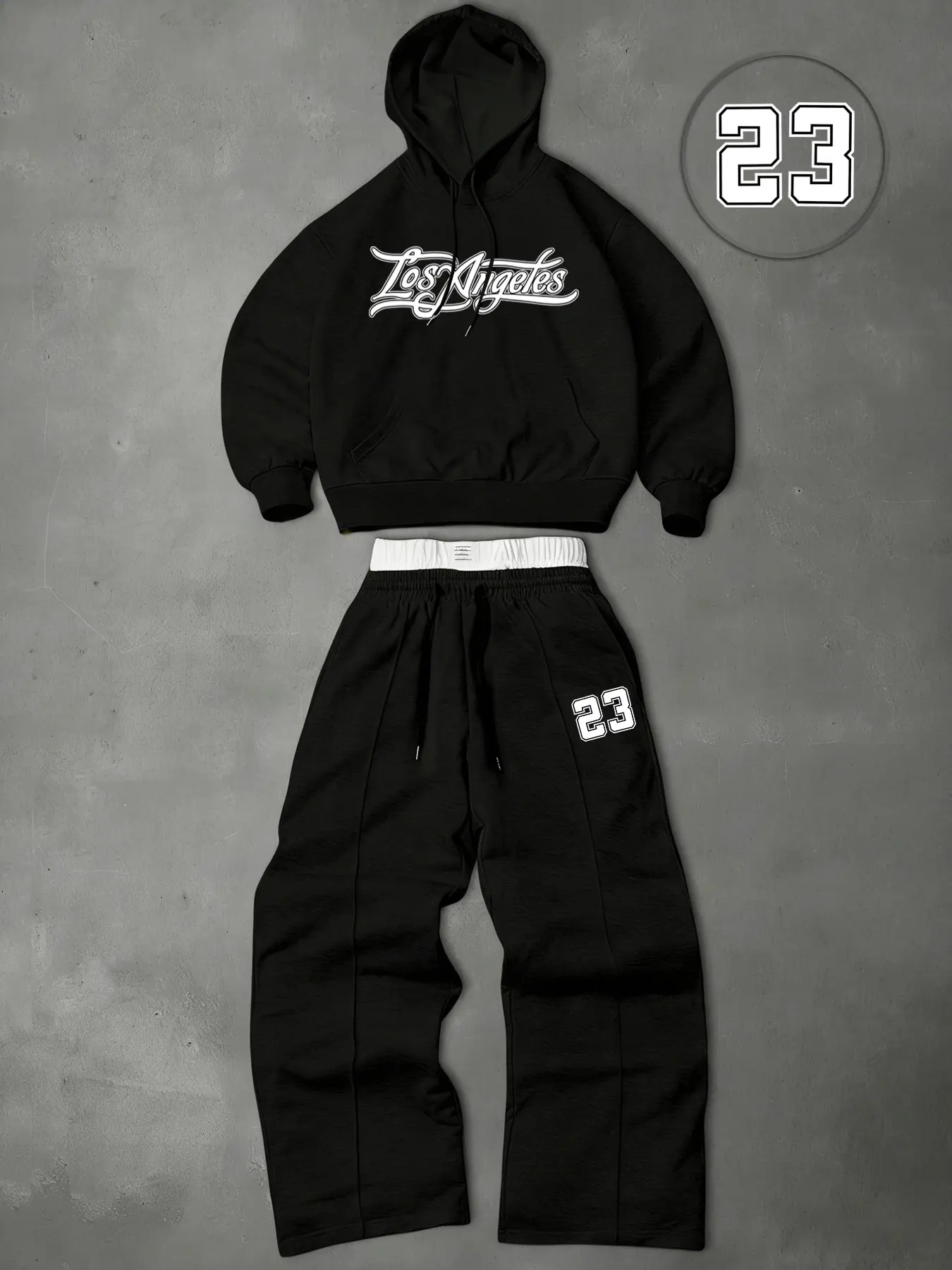 Men's two-piece tracksuit Sweatsuit Matching Set, Sports Activewear Set, Letter Print Tracksuit: includes a hooded sweatshirt and drawstring trousers, featuring letter and number patterns, perfect for autumn and winter wear, Active Tracksuit Set