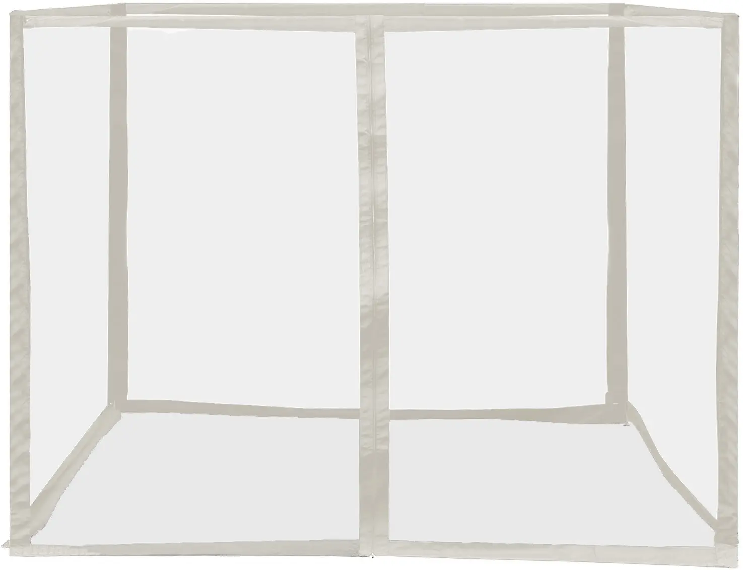 GDY Universal Replacement Canopy Net, Mesh Netting Fabric Screen Wall Curtain with Zipper for 10x12ft Canopy Tent
