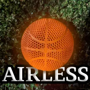 Indoor Airless Basketball - Quiet - Durable - High Bounce Retention