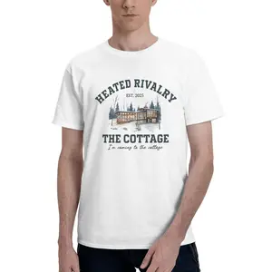 Im Coming To The Cottage T-shirt, Heated Rivalry Hockey Inspired T-shirtr,  LGBT Love Crewneck, Booktok Merch, Movie Fan Shirt, Romance Reader Clothes Valentine Gift for Women Girl Fit Fabric