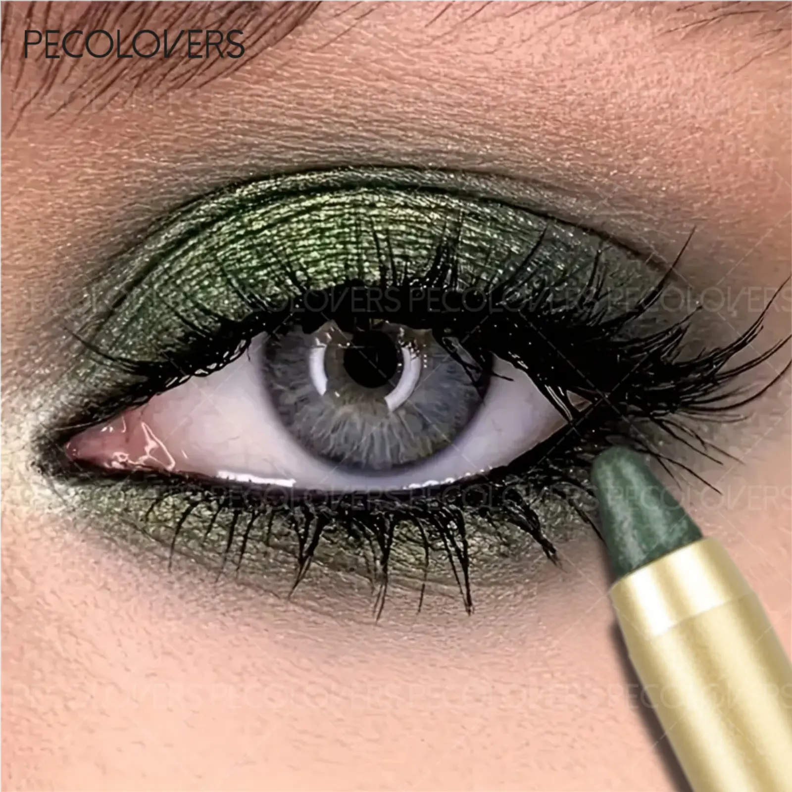 1pc Pearlescent Eyeshadow Pencil, Long-Lasting Shimmer Smudge-Proof Highlighter Stick, Creamy Glide-On Formula with Metallic & Pastel Shades for Day-to-Night Makeup Looks, Richly Pigmented Eye Makeup Tool, Highly Pigmented Makeup