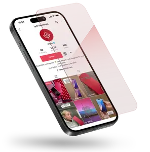 Red Light Converter Screen Protector For iPhone - Antiblue Light Shatterproof Tempered Glass Screen - Easy Installation kit, Bubble-Free, Dust Free for Iphone 13/14 & Iphone 15/16