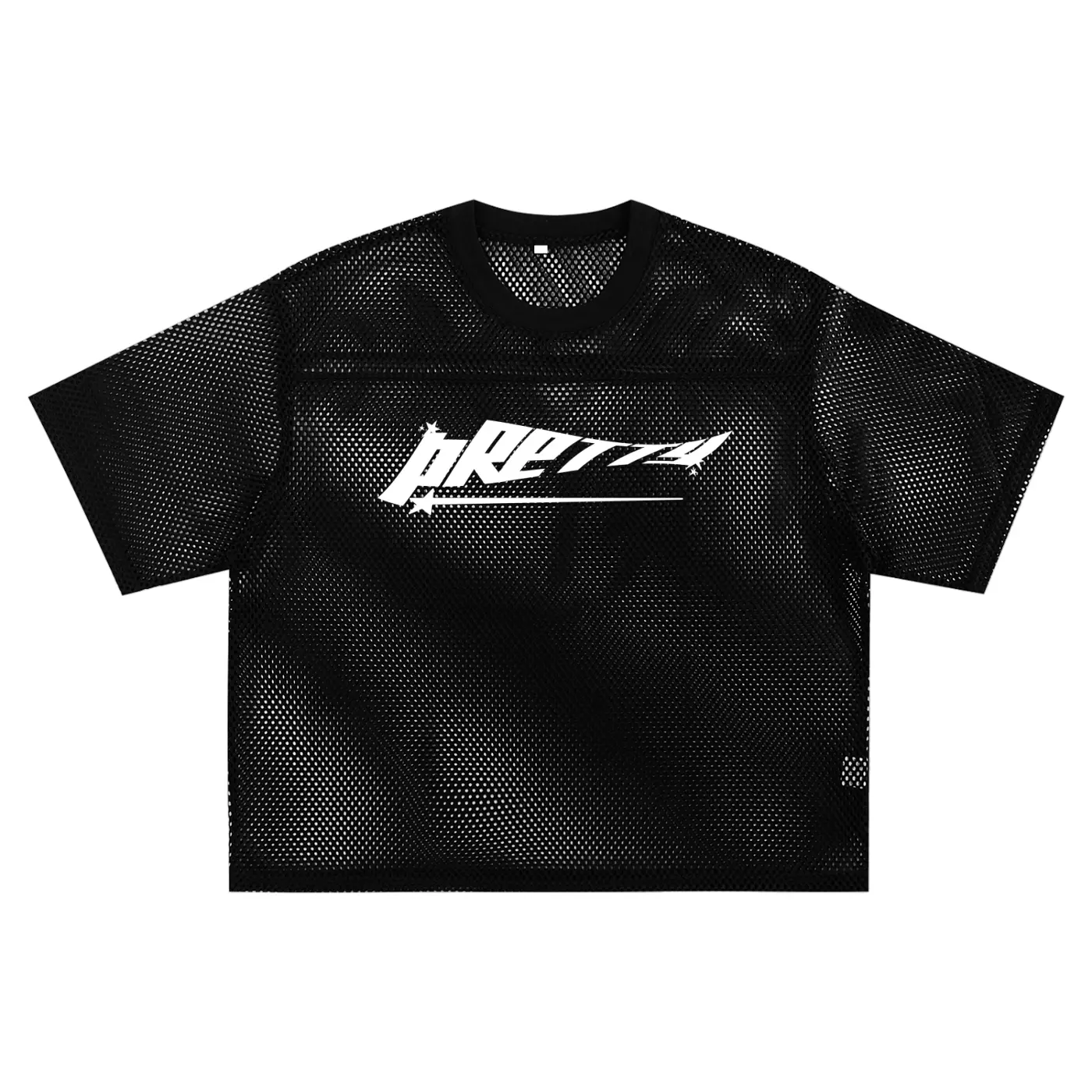 See-through Boxy Net T-shirt