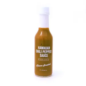 Kiawe Smoked Hot Sauce - Mild & Popular with Smoky Flavor - 5 oz Bottle - Vinegar