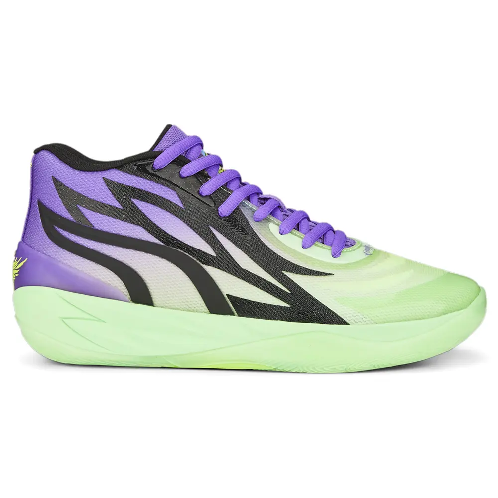 PUMA Mens Mb.01 X Rick And Morty Basketball Sneakers Shoes - Green