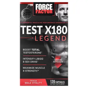 Force Factor Test X180 Legend™, 120 Capsules