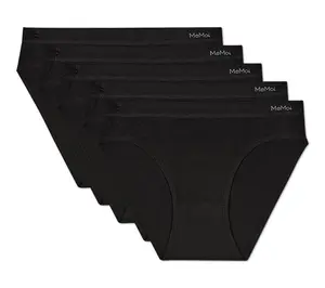 Memoi Women's Set of 5 Seamless Tag-Free BikiniPanties