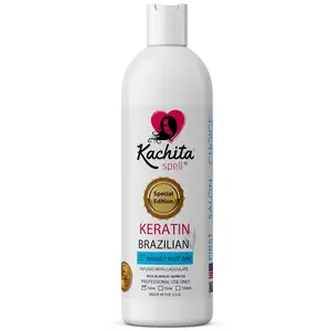 Kachita Spell Brazilian Keratin Chocolate Treatment 16 fl oz - Hair Straightening, Frizz Control, Hydrating & Repairing - Made in USA - Haircare