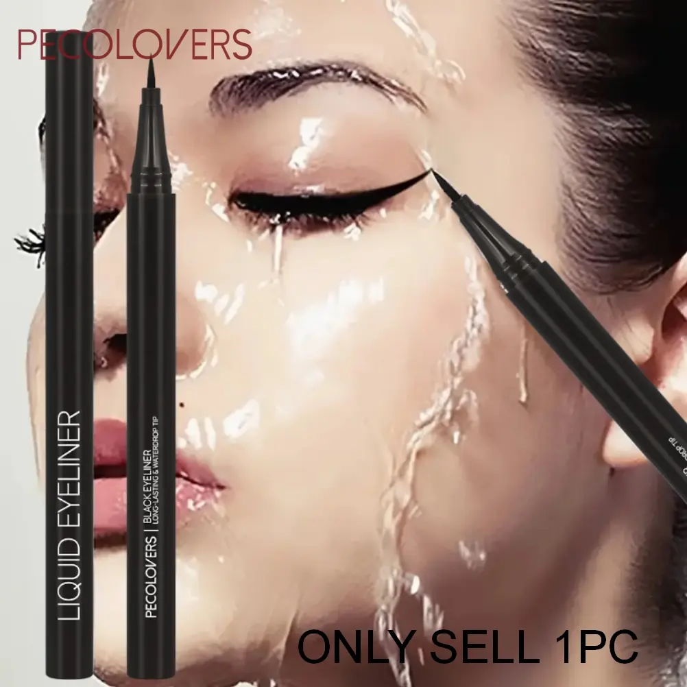 1PC Black/Brown Liquid Eyeliner Shape Pen, Long-lasting, Easy to Use & Fast Application, Silky, Ideal for Creating Stunning Eye Makeup, Creates Various Makeup Looks
