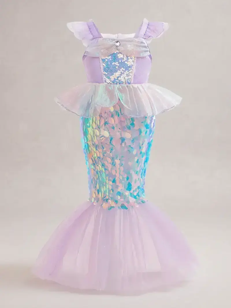 maternity holiday dress Sequin Cape Sleeve Maternity Party Dress- Cream main image 1