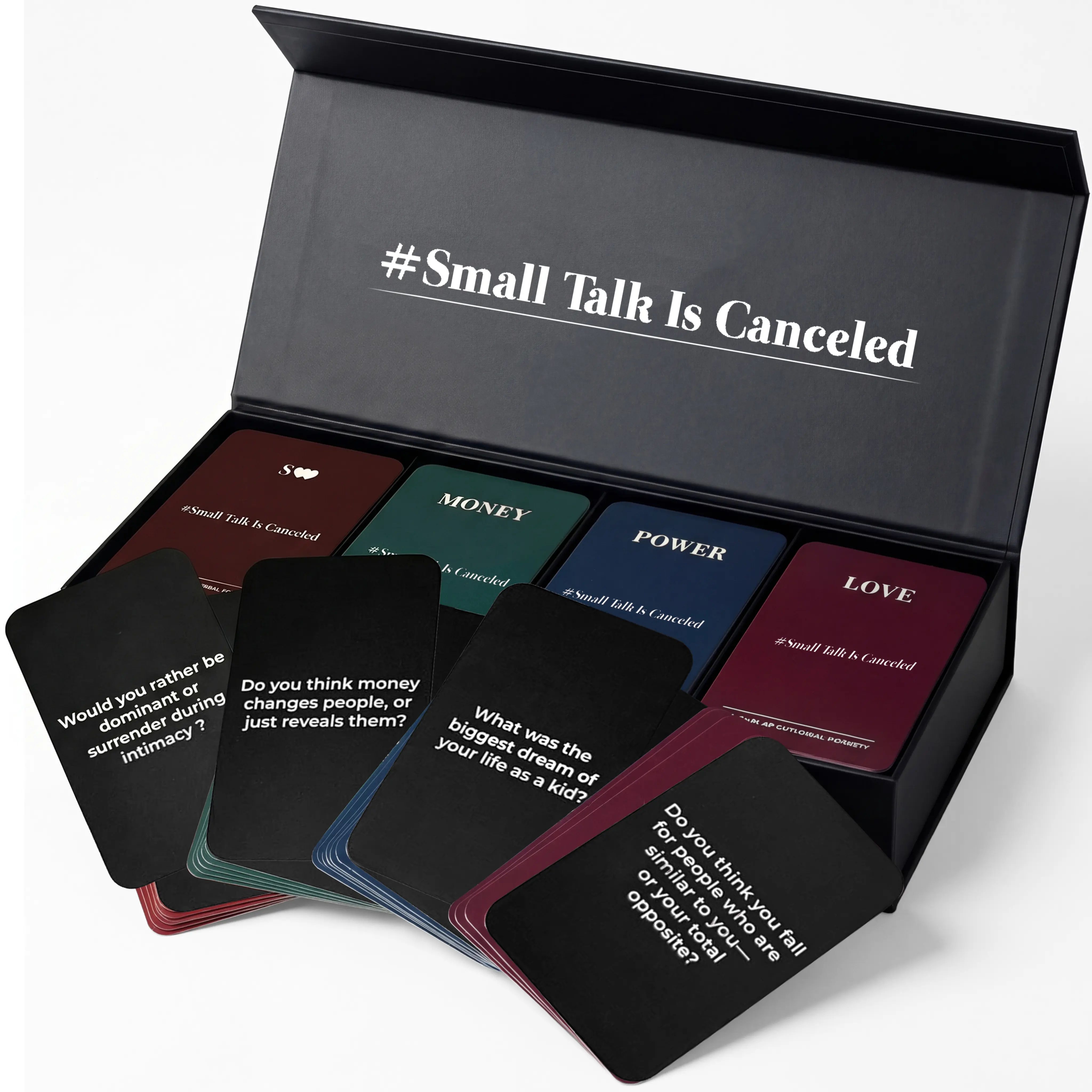 #Small Talk Is Canceled - Conversation Cards, Conversation Card Game, Relationship Card Game, Card Games For Teens