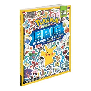 Pokémon Epic Sticker Collection 2nd Edition: From Kanto to Galar Paperback – Sticker Book, November 8, 2022