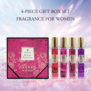 Women’s Mini Perfume Set - Fruity Fragrance for Women,Valentine's Day gift- Long Lasting Fragrance - 20ml*4
