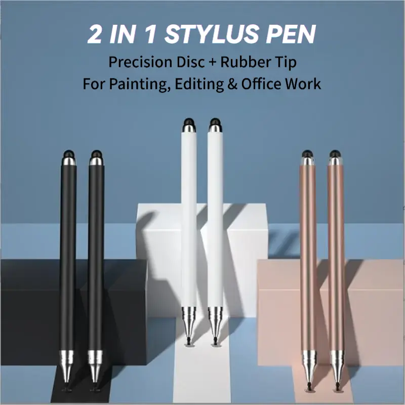 3 PCS Smooth Precision Disc Stylus Pen - 2-in-1 Touchscreen Accessory for Android/iOS Smartphones/Tablets, Ideal for Writing, Home Office Essential Accessories, Stylus Pen for Touchscreen, Tablet Styluses #TikTokShopSpringGlo