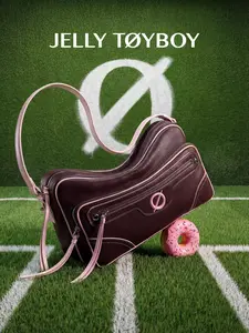 JELLYTOYBOY Aurora Toastie Bag. New limited edition crossbody bag for women, camera bag with shoulder strap, motorcycle bag.versatile crossbody bag