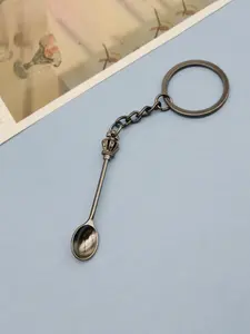 Elegant Silver Color Spoon, Durable Stainless Steel Utensil, Perfect for Dining & Kitchen Use, Single Piece Design