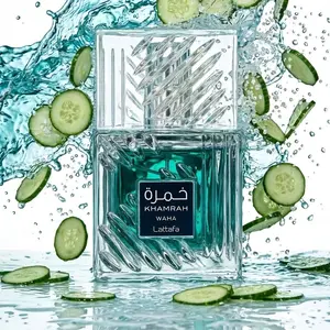 Lattafa Perfumes | Khamrah | Waha | Eau De Parfum | Unisex Fragrance | 100 ML | Bergamot - Cucumber & Tonka Bean Notes