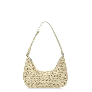 Jules Straw Shoulder Bag