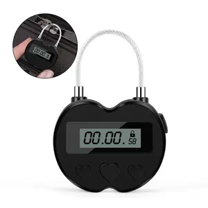 Smart Safety Lock - LCD Display Multifunction Electronic Timer, Waterproof Auto-Lock, USB Rechargeable Temporary Padlock for Winter Sports Sledding