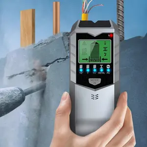 5-in-1 Wall Metal-Detector, Handheld Wall Metal-Detector, Multifunctional Wire Scanner, Concrete Steel Reinforcement Metal-Tracer, Professional Detector