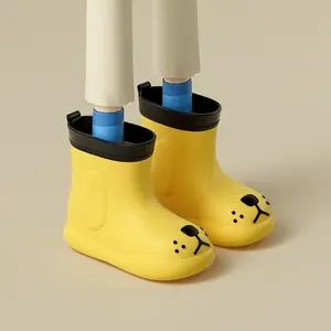Cheerful Mario Kids Rain Boots Shoes Cute Cartoon  Baby Boys Girls Waterproof Rain Boots Non-Slip Shoes