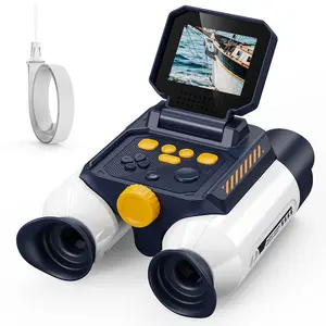 ASPOVEN Magic Adventures Binoculars with 2.4'' IPS Screen,Night vision,Multiple Adventure Game,Compact Toy Binocular for Bird Watching,Travel, Camping,Boys Girls Gifts