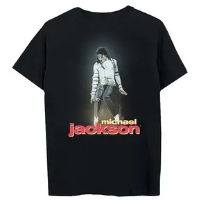 Michael Jackson Tee On Stage Tee T-Shirt Vintage 90s Style Unisex Tee, Retro Music Fan Gifts