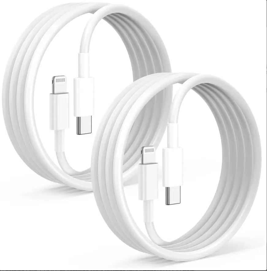 2Pack for iPhone14/13/12 Fast Charger Cable 6ft [Apple MFi Certified], USB Type C to Lightning Cable 6 Foot Apple iPhone Charging Cord for iPhone14 13 12 Pro XR XS Plus