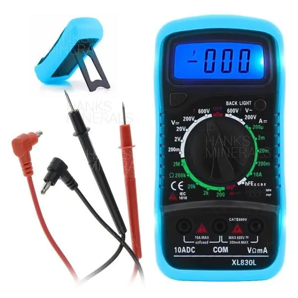 Digital Multimeter XL830L AC DC Voltmeter Ammeter Ohmmeter Electrical Tester Volt Meter