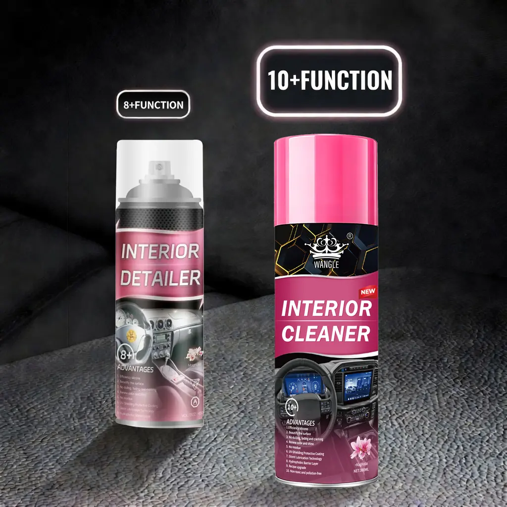 Car Cleaner Spray Interior - All Purpose AutomotiveInterior Cleaning Supplies & Care - UV Suppressant ProtectiveCoating Restores Color and Shine for Vinyl, Plastic, Rubber,Leather
