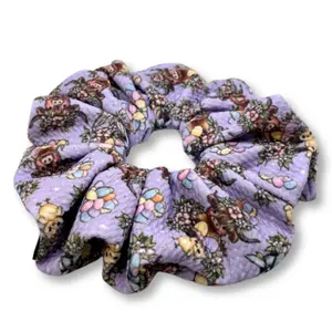 Highland Cow Easter Bullet Scrunchie