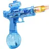 Electric Water Blaster Toy with LED Light Effects, Rechargeable Automatic Summer Water Blaster with Large Capacity Drum, Long Range Pool Beach Backyard Outdoor Toy for Kids & Teens