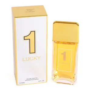 Lucky 1 Eau De Toilette Spray Cologne for Men 100ml/3.4fl.oz. - Fragrance for Men
