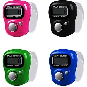 Digital Tasbeeh 5-Digit LCD Finger Tally Counter for Golf, Golf, Lap & Knitting with Count Reset Function Organize Maintain