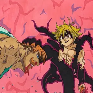 Seven Deadly Sins: Meliodas vs Escanor Art Print