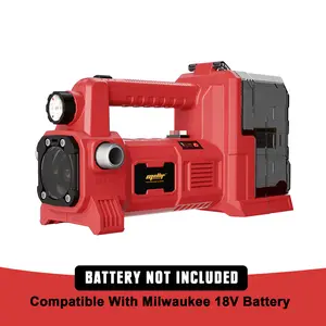 Mellif Cordless Water Transfer Flood Pump Compatible with Milwaukee 18V Battery (Tool Only), 1/4HP Brushless Motor, 540GPH Self Priming Utility Pump for Pool Draining, Pond, Watering, Garden, Tank,Flood