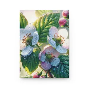 Copy of 2024 Berry-Toned Inspirational Journal: Matte Hardcover, Customizable, Lined Pages for Goal Setting & Reflection