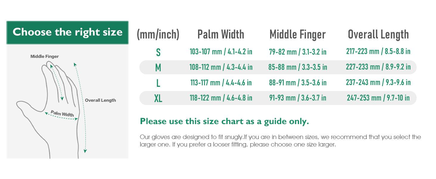 COOLJOB Thorn Proof Garden Gloves with Palm Cushion for Men, Rose Pruning Work Gloves with Touchscreen Fingers  (Black)