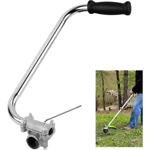 Weed Eater Handle - Ergonomic Weed Eater Attachments Aluminum Trimmer Grip Weedeater Handle with Bracket Clamp for Lawn Care, Landscaping, Yard Trimming