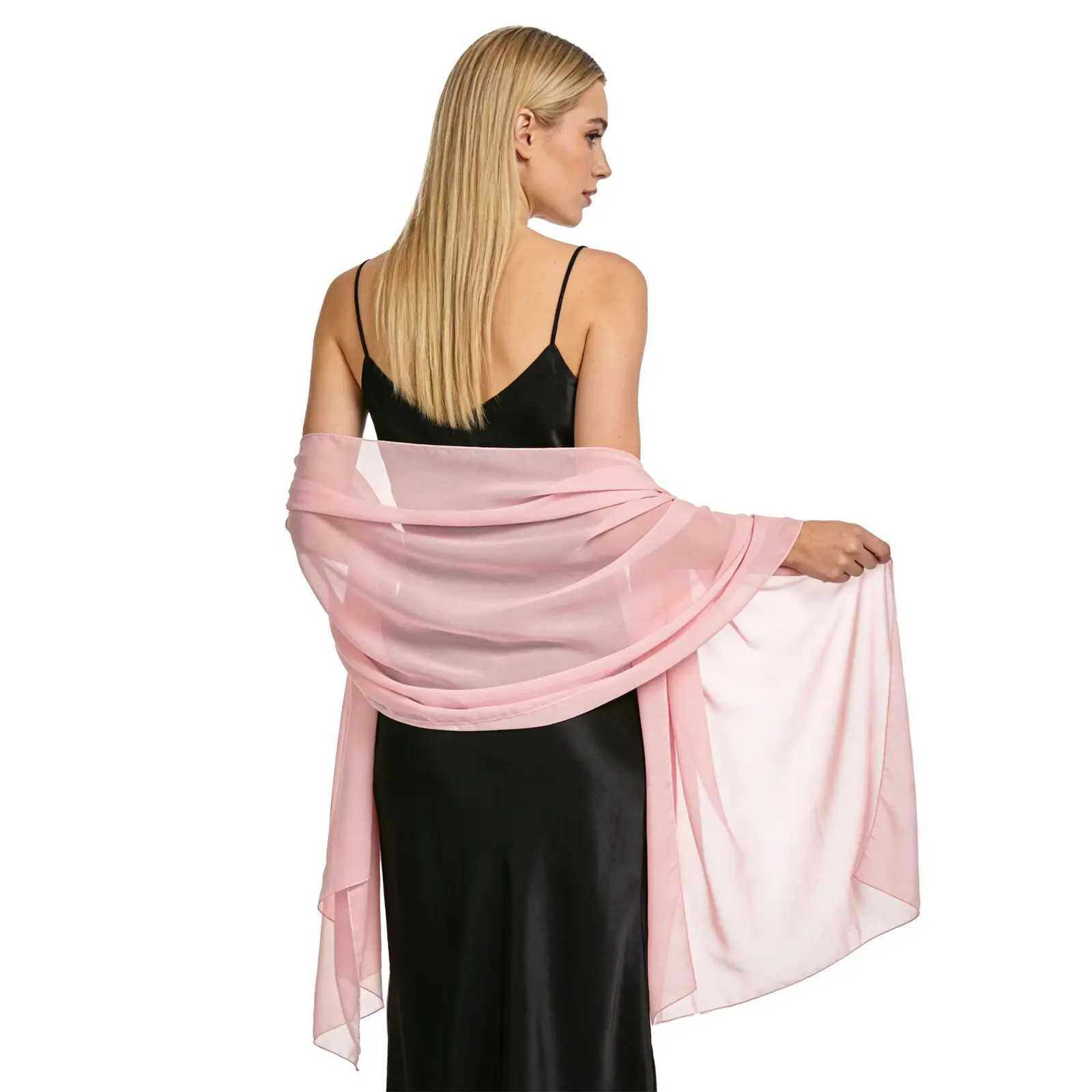 Elegant Chiffon Shawl Accessory - Versatile Wrap for Brides, Evening Wear, Formal Occasions (Sports & Outdoor Clothing Compatibility), Accessories,travel essentials,camping essentials